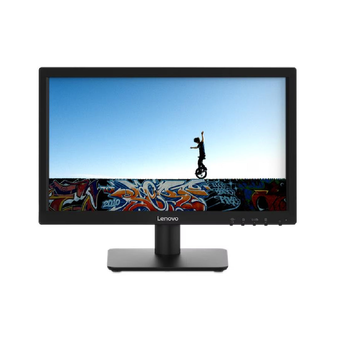 Lenovo D19-10 Monitor 18.5", Anti-glare 16:9, 5 ms response time, 60Hz refresh rate, TÜV Rheinland® Low Blue Light
