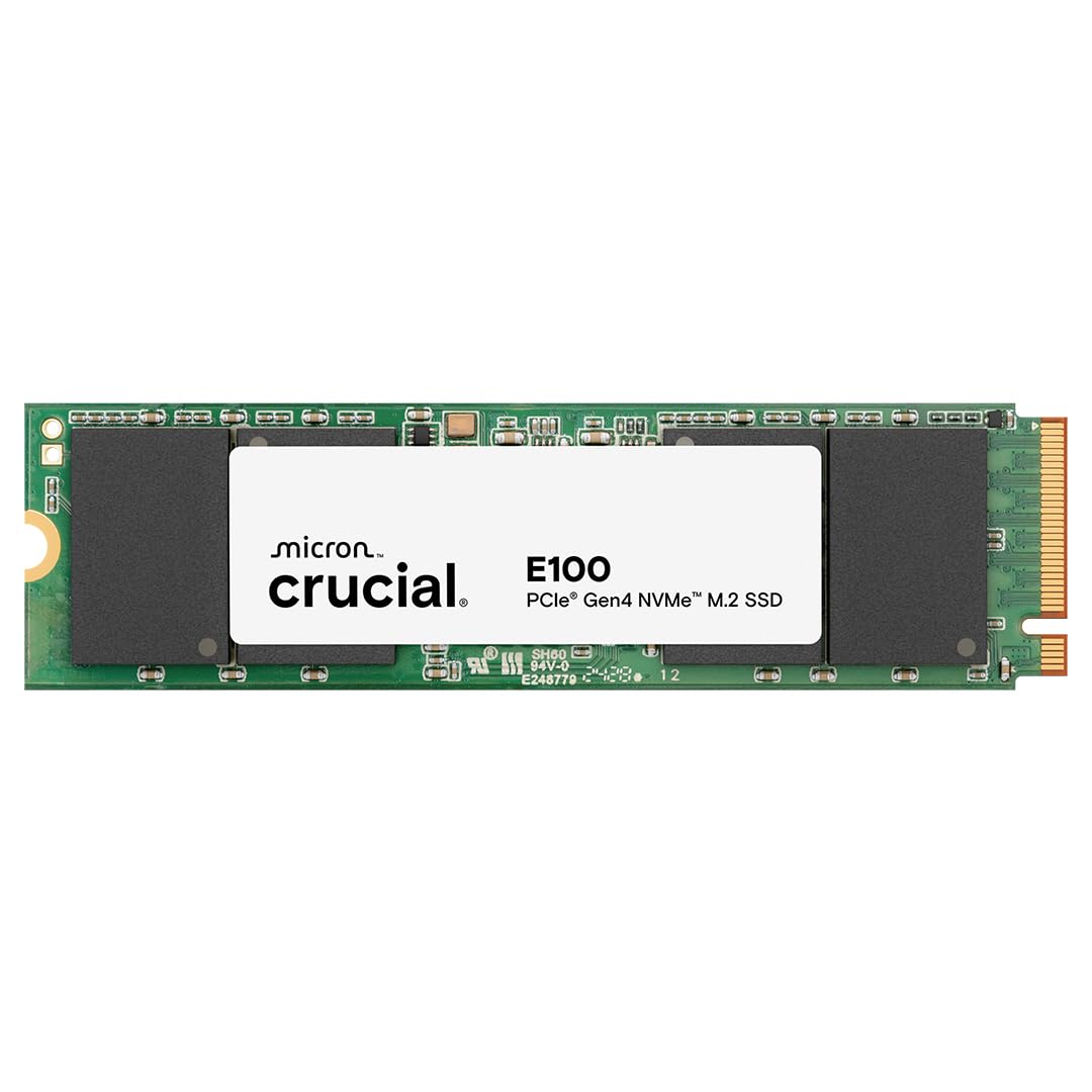 Crucial E100 1TB M.2 NVMe PCIe Gen4 SSD