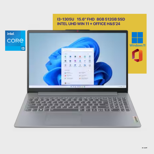 Lenovo Ideapad Slim 3 | Intel Core i3-1315U | 8GB LPDDR5| 512GB SSD | ALLNET