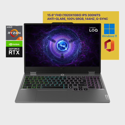 Lenovo LOQ | AMD Ryzen 5 7235HS | 24 GB RAM | RTX™ 3050 6GB GDDR6