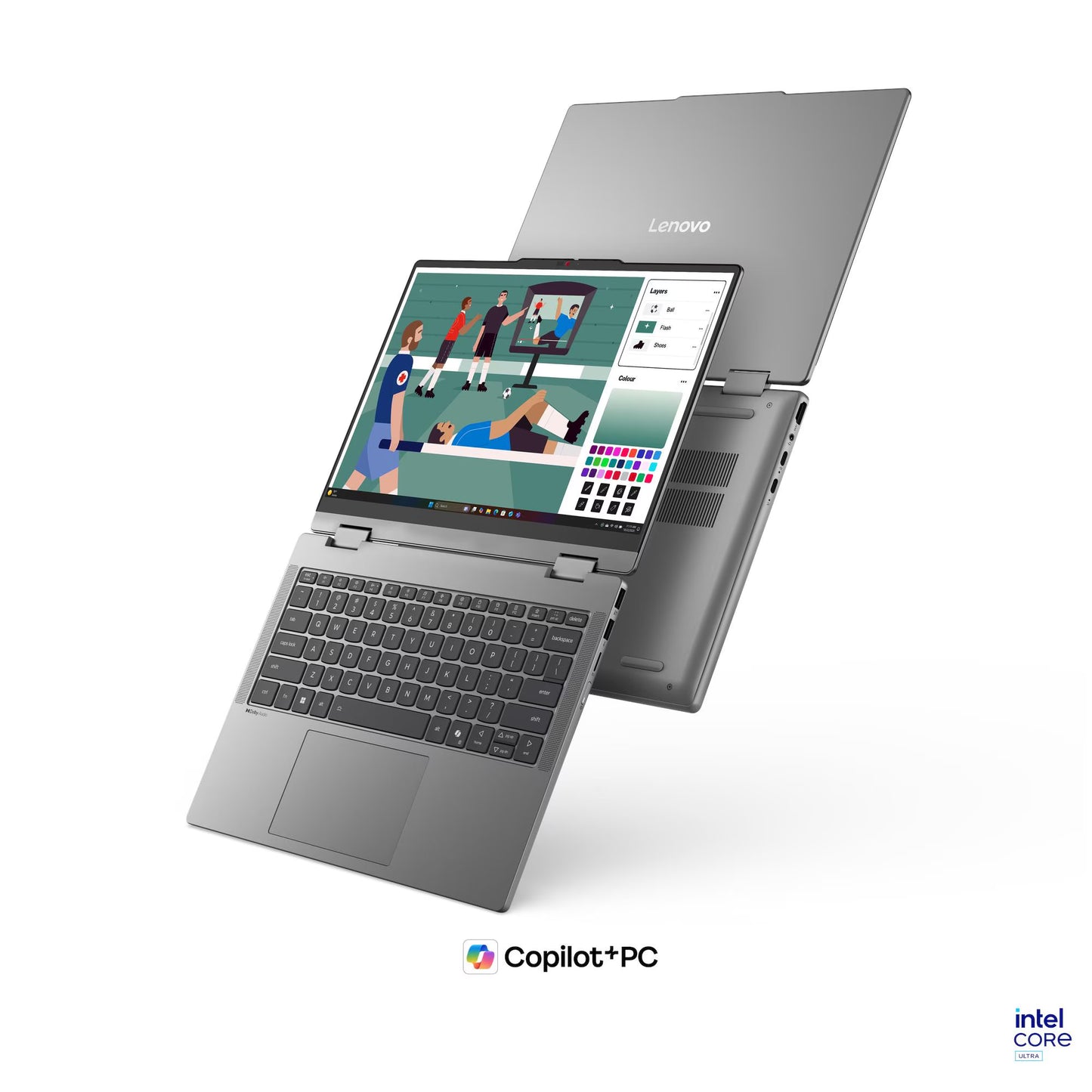 Lenovo IdeaPad 5i 2-in-1 Gen 11 (14") – Intel Core Ultra 5, 16GB DDR5, 512GB SSD, Touchscreen Convertible Copilot+ PC