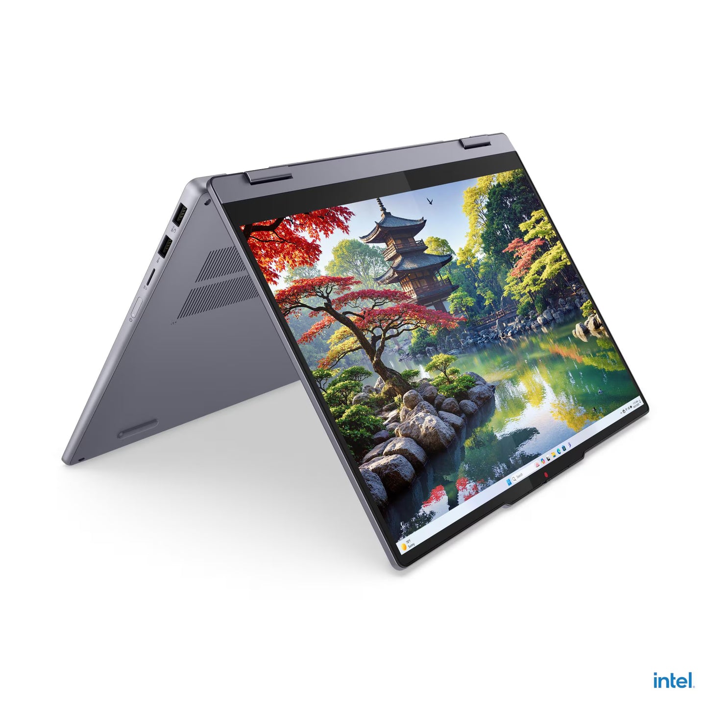 Lenovo IdeaPad 5 2-in-1 Gen 10 | Intel® Core™ Ultra 5 225H | 16GB LPDDR5X | 512GB SSD | 14" WUXGA IPS Touch Display | Intel® Arc™ Graphics | Windows 11 Home + Microsoft Office Home 2024 | Convertible 360° Design | Luna Grey | 1.6kg | 83KR0076IN