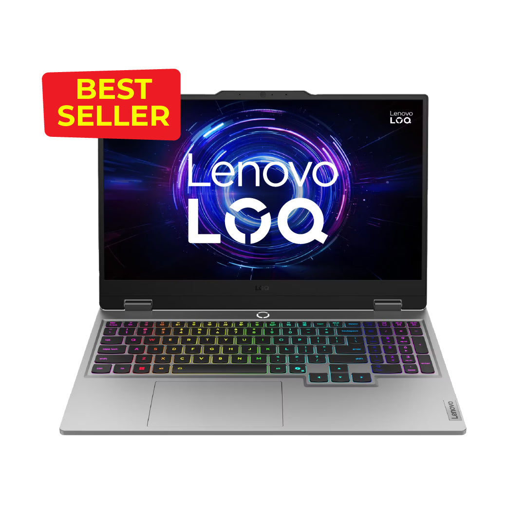 Lenovo LOQ, Intel Core i7 13th Gen 13700HX, NVIDIA RTX 5050 8GB, 16GB RAM, 1TB SSD, 15.6"(39.6cm), 144Hz, Windows 11, Office 2024, Grey, 2.4Kg, 83JE00U7IN, 440 AI Tops, 3 Mon. Game Pass Gaming Laptop
