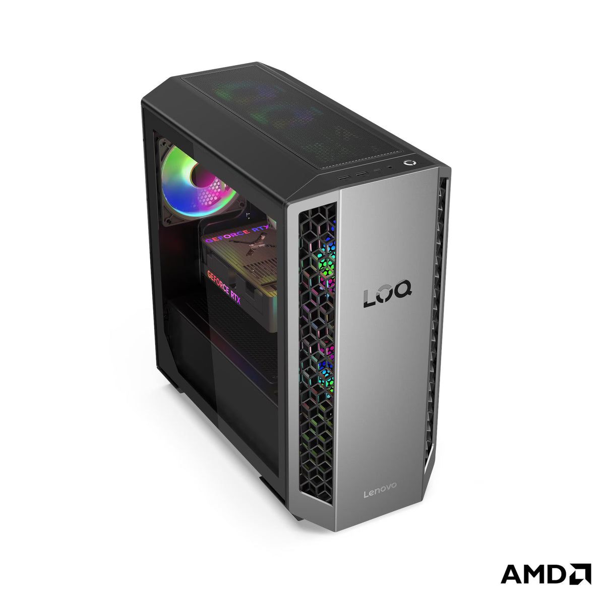 Lenovo LOQ Gaming Tower 26ADR10 | AMD Ryzen 7 8745HX | 16GB DDR5 | 512GB SSD | NVIDIA GeForce RTX 5060 (8GB GDDR7) | Windows 11 Home