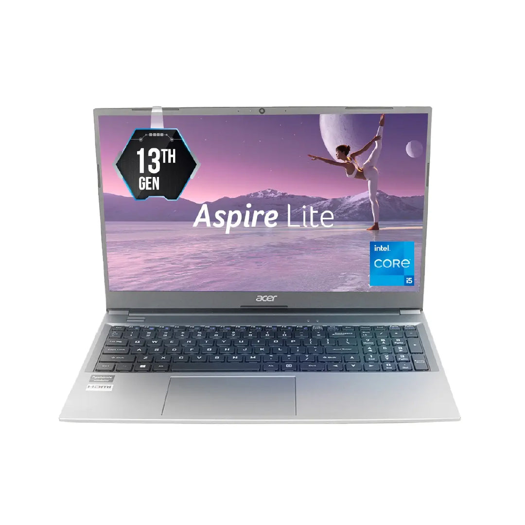 Acer Aspire Lite 13th Gen Intel Core i3-1305U Processor Laptop (Windows 11 Home/ 8 GB RAM/ 512 GB SSD/Intel Graphics/Microsoft Office 2024)39.6 cm (15.6″) Full HD Display, Steel Gray, 1.59 KG