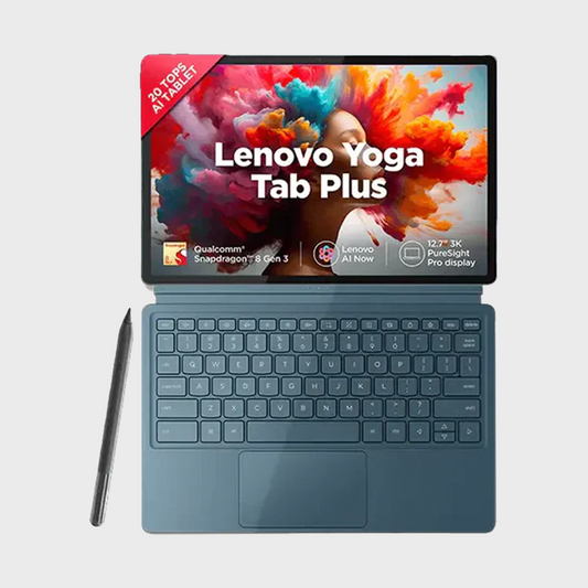 Yoga Tab Plus 32.26 cms (12.7) 16 GB 512 GB Wi-Fi + Lenovo® 2-in-1 Keyboard Pack + Lenovo Tab Pen Pro