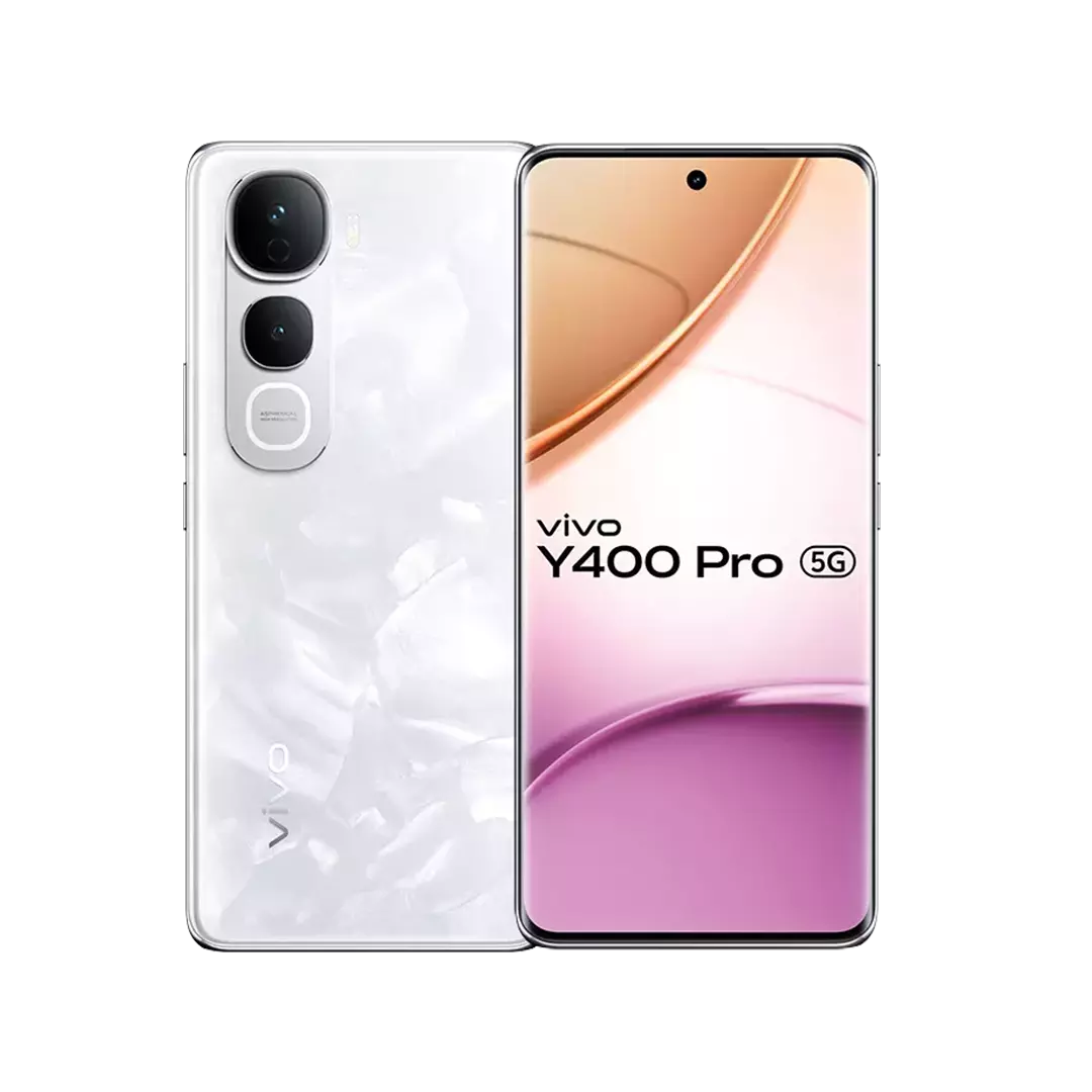 vivo Y400 Pro 5G | MediaTek Dimensity 7300 | 8GB RAM + 256GB Storage | 6.77" 120Hz 3D Curved AMOLED Display | 50MP Sony IMX882 OIS Camera | 32MP Front Camera | 5500mAh Battery | 90W FlashCharge